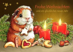 Weihnachtskarte Kerzen