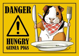 Cavialand Schild Danger