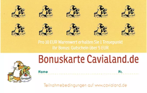 Cavialand Bonuskarte
